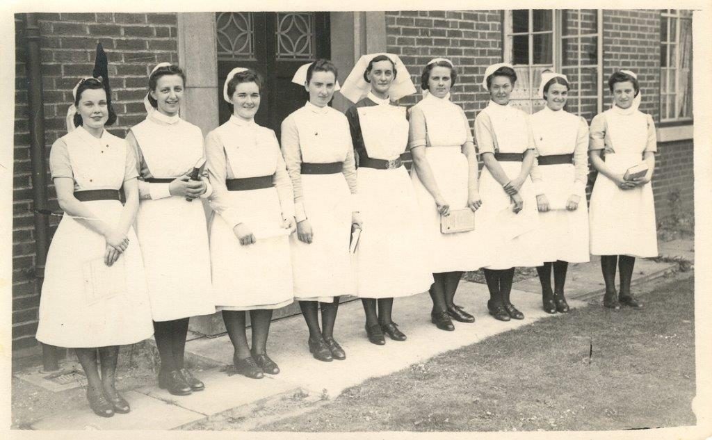 Margery Dale is second from left