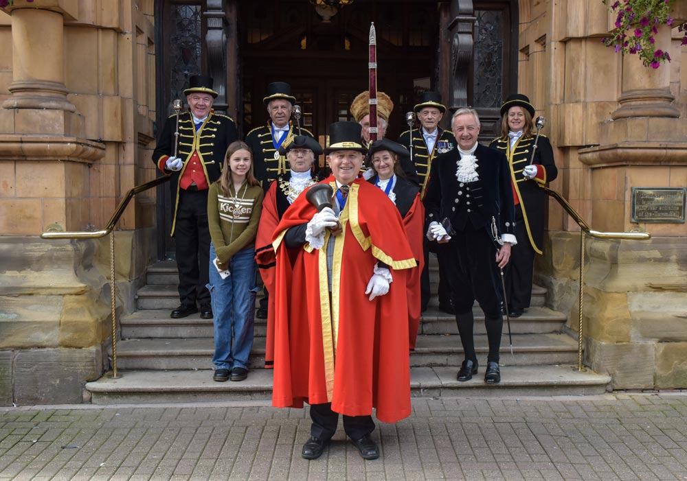 Civic Parade outside Hereford Town Hall
