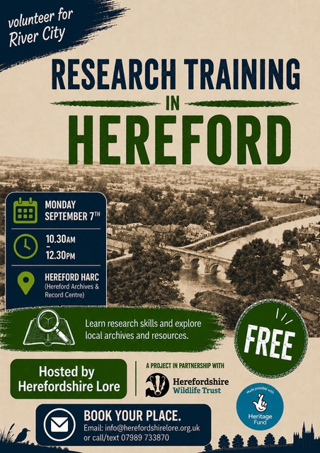 Free Research Training in Hereford